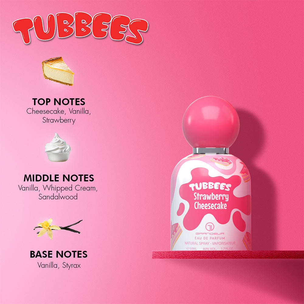 STRAWBERRY CHEESECAKE by GRANDEUR TUBBEES