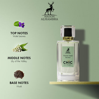 CHIC VELVET VERT SECRET by MAISON ALHAMBRA